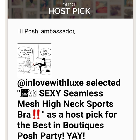 #13 π¦HOST PICKβΌπSeamless Mesh High Neck Sports BraβΌ - Picture 5 of 6